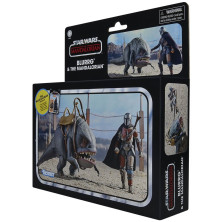 Set 2 figuras Blurrg & Mandalorian - The Mandalorian Star Wars 9,5cm